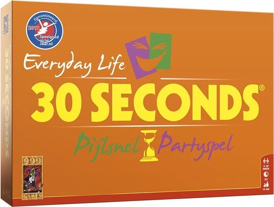 999 Games 30 Seconds Everyday Life Bordspel 1 999 Games 30 Seconds Everyday Life Bordspel