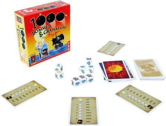 999 Games 1000 Bommen & Granaten! Dobbelspel 13 999 Games 1000 Bommen & Granaten! Dobbelspel - Afbeelding 13