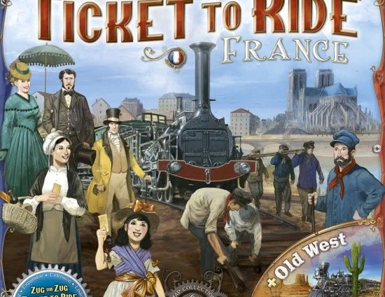 Days Of Wonder Ticket To Ride France & Old West - Uitbreiding - Bordspel 10 Days Of Wonder Ticket To Ride France & Old West - Uitbreiding - Bordspel - Afbeelding 10