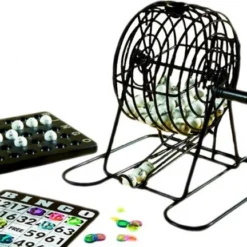 Longfield Games Bingomolen Zwart Metaal 13,5 Cm Actiespel