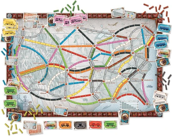 Days Of Wonder Ticket To Ride USA - Bordspel 8 Days Of Wonder Ticket To Ride USA - Bordspel - Afbeelding 8