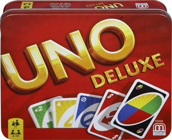 UNO Deluxe - Mattel Games - Kaartspel 7 UNO Deluxe - Mattel Games - Kaartspel - Afbeelding 7
