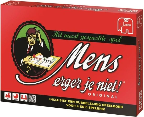 Jumbo Mens Erger Je Niet! - Bordspel 9 Jumbo Mens Erger Je Niet! - Bordspel - Afbeelding 9
