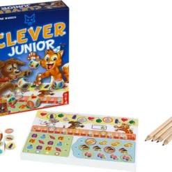 999 Games Clever Junior Dobbelspel -Spellen-voor-volwassenen Verkoop 550x451 2