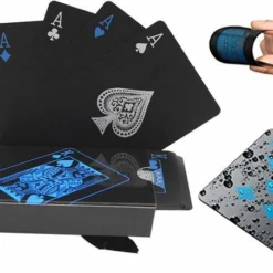 Vesper Products Speelkaarten Waterdicht Special Edition Pokerkaarten Blauw/Zwart -Spellen-voor-volwassenen Verkoop 550x452 9