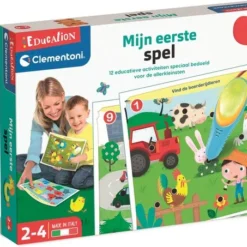 Education Clementoni - Mijn Eerste Spel - Schoencadeautjes Sinterklaas - Interactieve Pen - Leer Over Dieren, Kleuren En Instrumenten