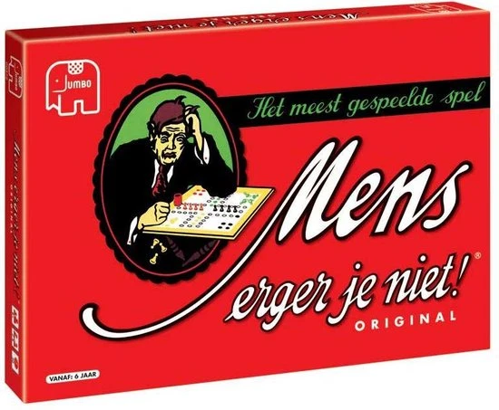 Jumbo Mens Erger Je Niet! - Bordspel 6 Jumbo Mens Erger Je Niet! - Bordspel - Afbeelding 6