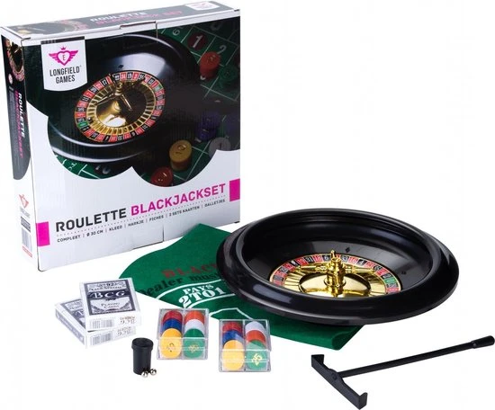 Engelhart Roulette En Blackjack Set - 30cm 5 Engelhart Roulette En Blackjack Set - 30cm - Afbeelding 5