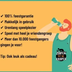 Zuipen Tot We Kruipen® - Drankspel - NIEUWE EDITIE - 99 Opdrachten - Kaartspel - Speelkaarten 11 Zuipen Tot We Kruipen® - Drankspel - NIEUWE EDITIE - 99 Opdrachten - Kaartspel - Speelkaarten -Spellen-voor-volwassenen Verkoop 550x461 7