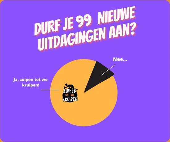 Zuipen Tot We Kruipen® - Drankspel - NIEUWE EDITIE - 99 Opdrachten - Kaartspel - Speelkaarten 9 Zuipen Tot We Kruipen® - Drankspel - NIEUWE EDITIE - 99 Opdrachten - Kaartspel - Speelkaarten - Afbeelding 9