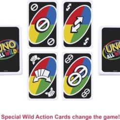 UNO All Wild - Mattel Games - Kaartspel -Spellen-voor-volwassenen Verkoop 550x468 1