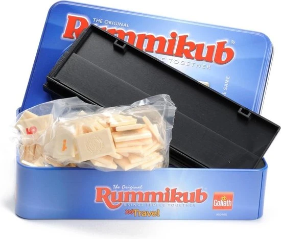 Goliath Rummikub Travel Tin - Reisspel - Gezelschapsspel 6 Goliath Rummikub Travel Tin - Reisspel - Gezelschapsspel - Afbeelding 6