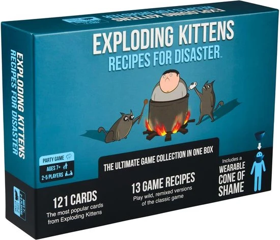 Exploding Kittens Exploding Kitten Recipes For Disaster - Kaartspel (Nederlandstalig) 3 Exploding Kittens Exploding Kitten Recipes For Disaster - Kaartspel (Nederlandstalig) - Afbeelding 3