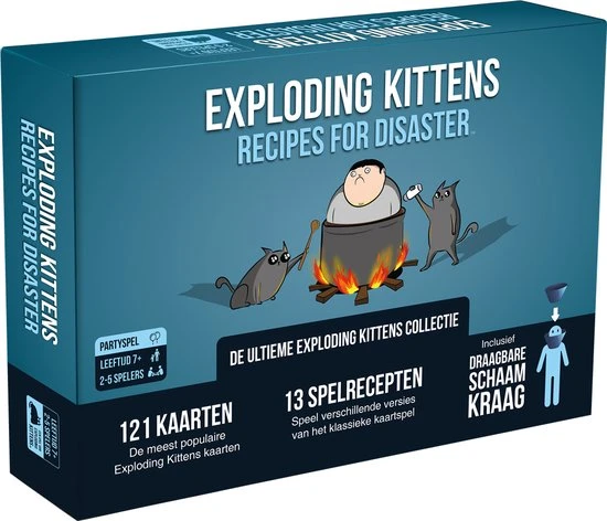 Exploding Kittens Exploding Kitten Recipes For Disaster - Kaartspel (Nederlandstalig) 1 Exploding Kittens Exploding Kitten Recipes For Disaster - Kaartspel (Nederlandstalig)