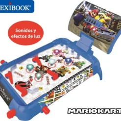 LEXIBOOK Mario Kart Lexibook Nintendo Mario Kart Tafel Elektronische Flipperkast, Actie- En Reflexspel Voor Kinderen En Gezinnen, LCD-scherm, Licht- En Geluidseffecten, Blauw/Rood, JG610NI -Spellen-voor-volwassenen Verkoop 550x472 5