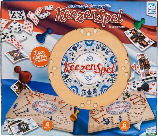 Clown Games Houten Keezenspel 4 Clown Games Houten Keezenspel - Afbeelding 4