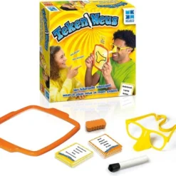 Megableu TekenNeus - Gezelschapspel - Familiespel - Met TekenNeus Bril En Uitwisbaar Bord -Spellen-voor-volwassenen Verkoop 550x476