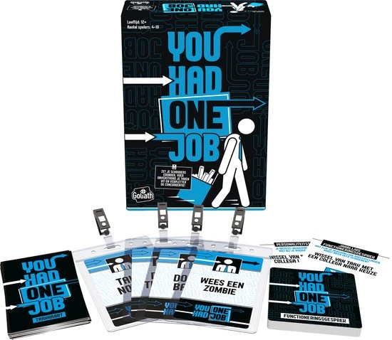 Goliath You Had One Job (NL) - Kaartspel - Je Hebt Maar Een Taak, Verpest Het Niet! 2 Goliath You Had One Job (NL) - Kaartspel - Je Hebt Maar Een Taak, Verpest Het Niet! - Afbeelding 2