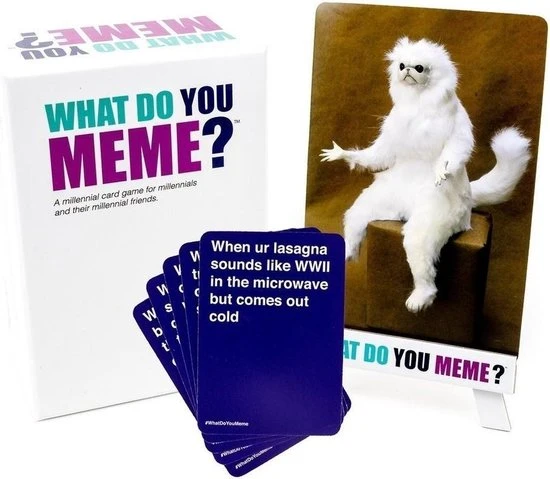 What Do You Meme - Kaartspel / Familiespel / Partyspel - Engelstalige Editie 4 What Do You Meme - Kaartspel / Familiespel / Partyspel - Engelstalige Editie - Afbeelding 4