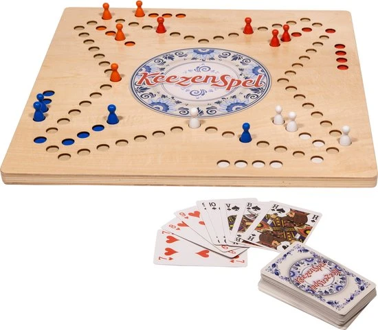 Clown Games Houten Keezenspel 3 Clown Games Houten Keezenspel - Afbeelding 3