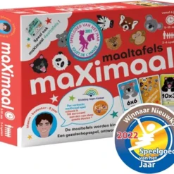 Maximal MaXimaal Maaltafels Keersommen - Educatief Speelgoed - Rekenen, Tafels En Delen Wordt Kinderspel