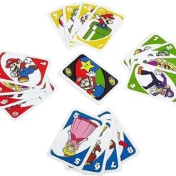 UNO Super Mario - Mattel Games - Kaartspel -Spellen-voor-volwassenen Verkoop 550x487 3