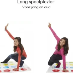 Merkloos Twister Spel - Behendigheidsspel - Kinderen En Volwassenen - Twister - 2-4 Personen - Familiespel -Spellen-voor-volwassenen Verkoop 550x493 3