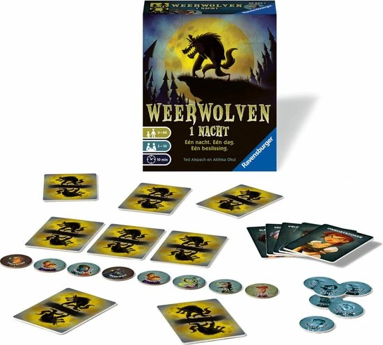 Ravensburger Weerwolven 1 Nacht - Pocketspel 2 Ravensburger Weerwolven 1 Nacht - Pocketspel - Afbeelding 2
