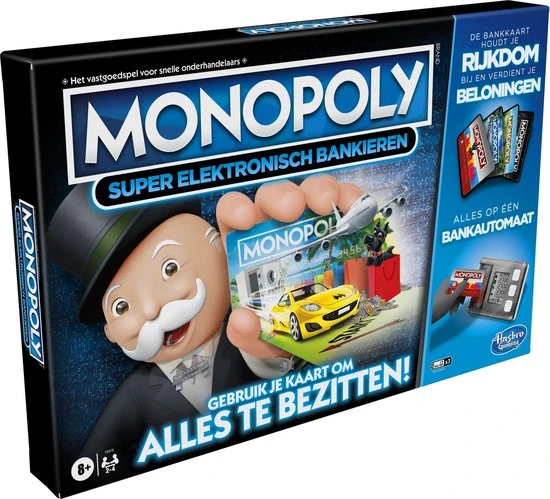 Monopoly Super Elektronisch Bankieren - Bordspel 14 Monopoly Super Elektronisch Bankieren - Bordspel - Afbeelding 14