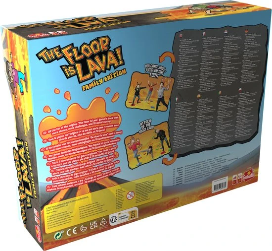 Goliath De Vloer Is Lava: Familie Editie - Actiespel - Het Lava-springspel Voor De Hele Familie! 4 Goliath De Vloer Is Lava: Familie Editie - Actiespel - Het Lava-springspel Voor De Hele Familie! - Afbeelding 4
