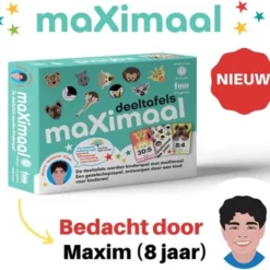 Maximal MaXimaal Deeltafels Deelsommen - Educatief Speelgoed - Rekenen, Tafels En Delen Wordt Kinderspel -Spellen-voor-volwassenen Verkoop 550x507 3