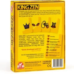 Kuna Una Tuna Games KING ZEN - Drankspel | Partygame -Spellen-voor-volwassenen Verkoop 550x508 5