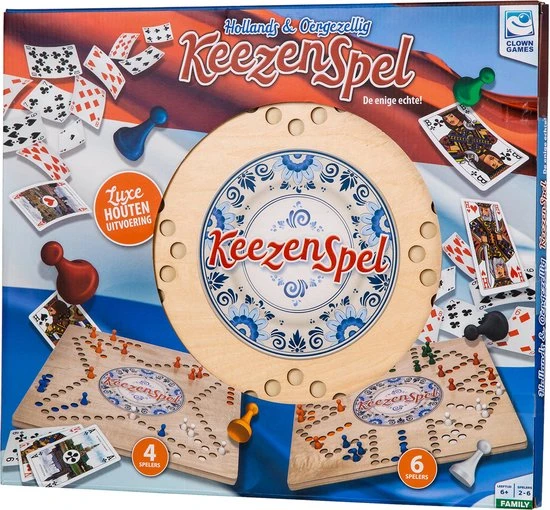 Clown Games Houten Keezenspel 5 Clown Games Houten Keezenspel - Afbeelding 5