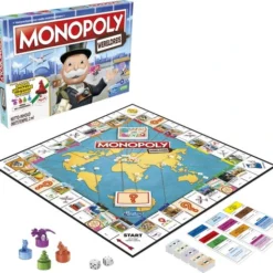 Monopoly Wereldreis - Bordspel (Nederlandstalig) -Spellen-voor-volwassenen Verkoop 550x514