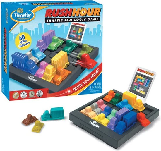 ThinkFun Rush Hour Spel - Breinbreker 14 ThinkFun Rush Hour Spel - Breinbreker - Afbeelding 14