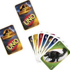 UNO Jurassic World 3 - Mattel Games - Kaartspel -Spellen-voor-volwassenen Verkoop 550x522 6