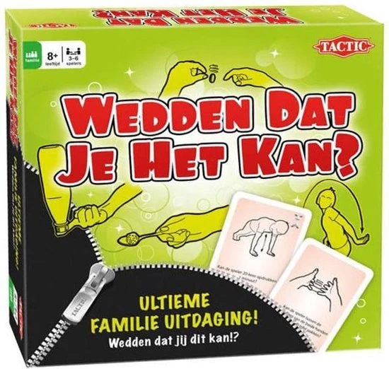 Tactic Wedden Dat Je Het Kan - Gezelschapsspel 7 Tactic Wedden Dat Je Het Kan - Gezelschapsspel - Afbeelding 7