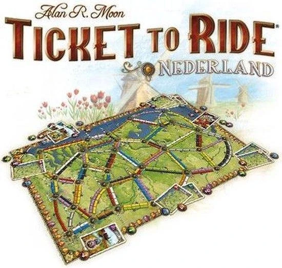 Days Of Wonder Ticket To Ride Nederland - Uitbreiding - Bordspel 5 Days Of Wonder Ticket To Ride Nederland - Uitbreiding - Bordspel - Afbeelding 5