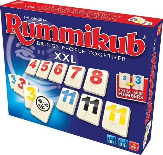 Goliath Rummikub The Original XXL - Bordspel - Gezelschapsspel 5 Goliath Rummikub The Original XXL - Bordspel - Gezelschapsspel - Afbeelding 5