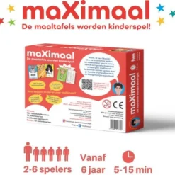 Maximal MaXimaal Maaltafels Keersommen - Educatief Speelgoed - Rekenen, Tafels En Delen Wordt Kinderspel 31 Maximal MaXimaal Maaltafels Keersommen - Educatief Speelgoed - Rekenen, Tafels En Delen Wordt Kinderspel -Spellen-voor-volwassenen Verkoop 550x526