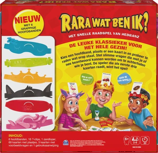 Spin Master RARA Wat Ben Ik – Bordspel 3 Spin Master RARA Wat Ben Ik – Bordspel - Afbeelding 3