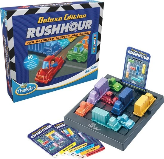 ThinkFun Rush Hour Deluxe 8 ThinkFun Rush Hour Deluxe - Afbeelding 8
