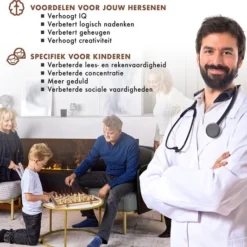 Sincer Magnetisch Schaakbord Met Staunton Schaakstukken 2 EXTRA Koninginnen Inclusief E-book Met Schaakregels - Houten Handgemaakte Schaakset/Schaakspel Voor Volwassenen GROOT FORMAAT Van 39x39cm -Spellen-voor-volwassenen Verkoop 550x533 9