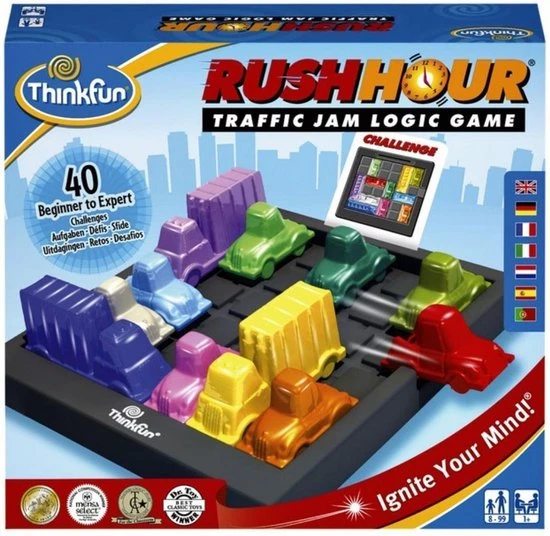 ThinkFun Rush Hour Spel - Breinbreker 11 ThinkFun Rush Hour Spel - Breinbreker - Afbeelding 11