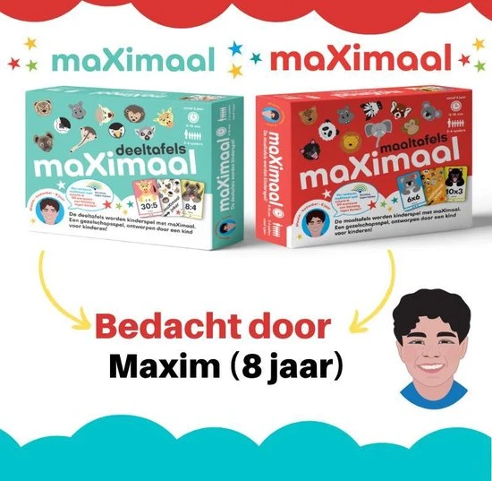 Maximal MaXimaal Maaltafels Keersommen - Educatief Speelgoed - Rekenen, Tafels En Delen Wordt Kinderspel 10 Maximal MaXimaal Maaltafels Keersommen - Educatief Speelgoed - Rekenen, Tafels En Delen Wordt Kinderspel - Afbeelding 10
