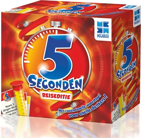 Megableu 5 Seconden Reisspel - Kaartspel - Spelletjes Voor Onderweg - Familiespel 1 Megableu 5 Seconden Reisspel - Kaartspel - Spelletjes Voor Onderweg - Familiespel