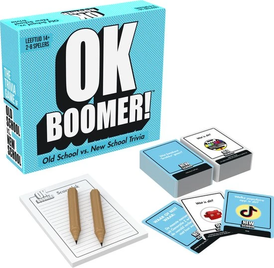 Goliath OK BOOMER - Kaartspel (NL) - Kennisquiz 3 Goliath OK BOOMER - Kaartspel (NL) - Kennisquiz - Afbeelding 3
