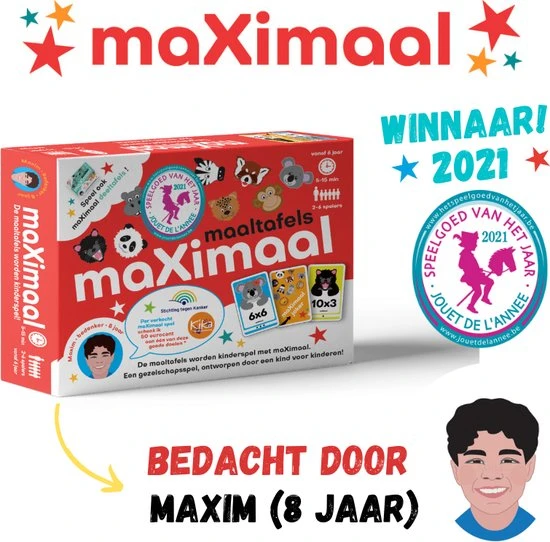 Maximal MaXimaal Maaltafels Keersommen - Educatief Speelgoed - Rekenen, Tafels En Delen Wordt Kinderspel 5 Maximal MaXimaal Maaltafels Keersommen - Educatief Speelgoed - Rekenen, Tafels En Delen Wordt Kinderspel - Afbeelding 5