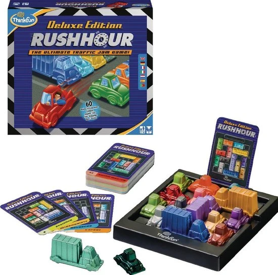 ThinkFun Rush Hour Deluxe 7 ThinkFun Rush Hour Deluxe - Afbeelding 7