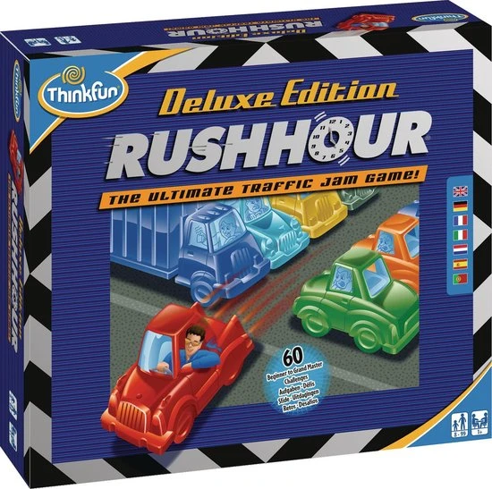 ThinkFun Rush Hour Deluxe 3 ThinkFun Rush Hour Deluxe - Afbeelding 3